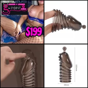 Funda de cabeza de pené con bolita en punta