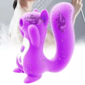 Vibrador ardilla con succionador grande
