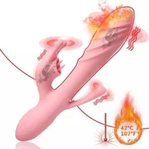 Vibrador doble estimulación Rosa