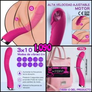 Vibrador estimulador punto G