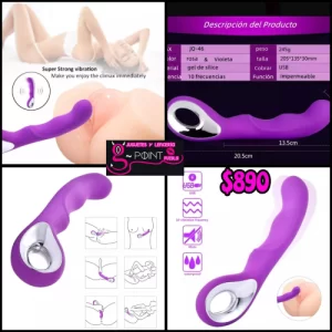 Vibrador forma de dedo estimulador punto G