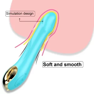 Vibrador mango dorado, Hermoso
